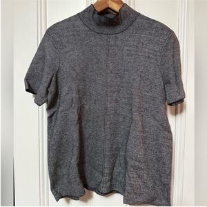 Grey Mock Neck Sweater